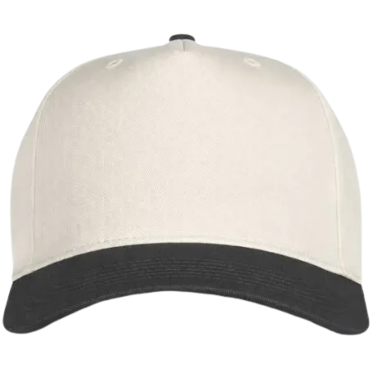 white hat black brim